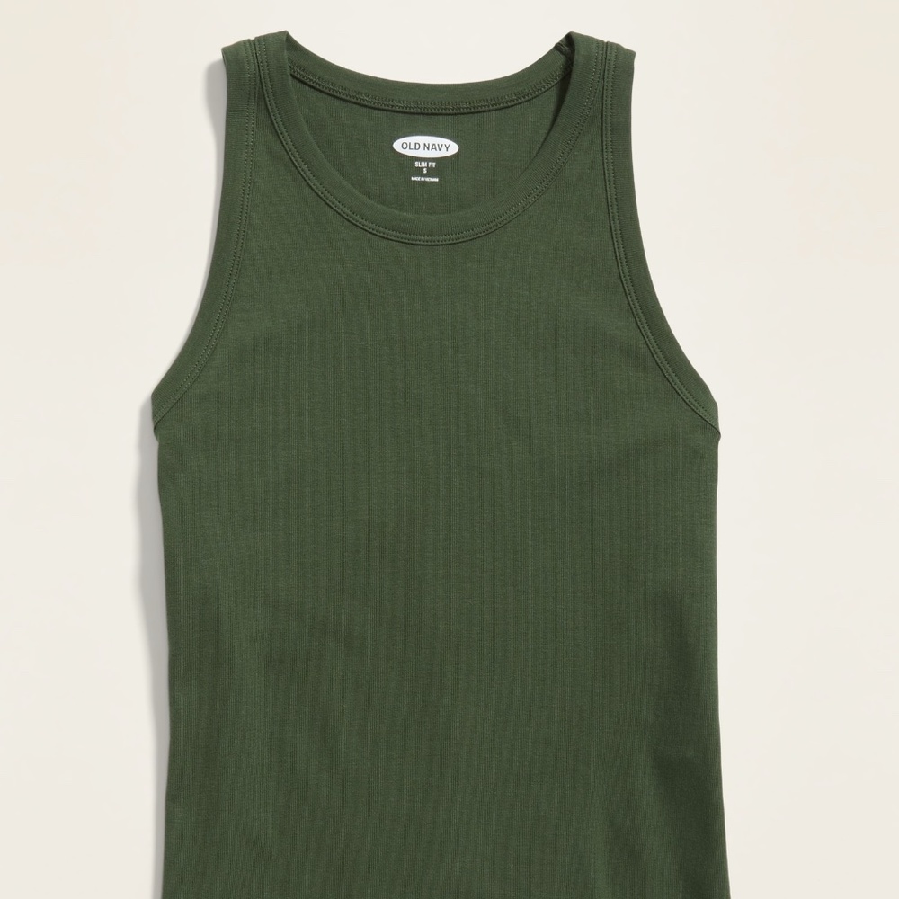 Old Navy Green Crewneck Tank Top